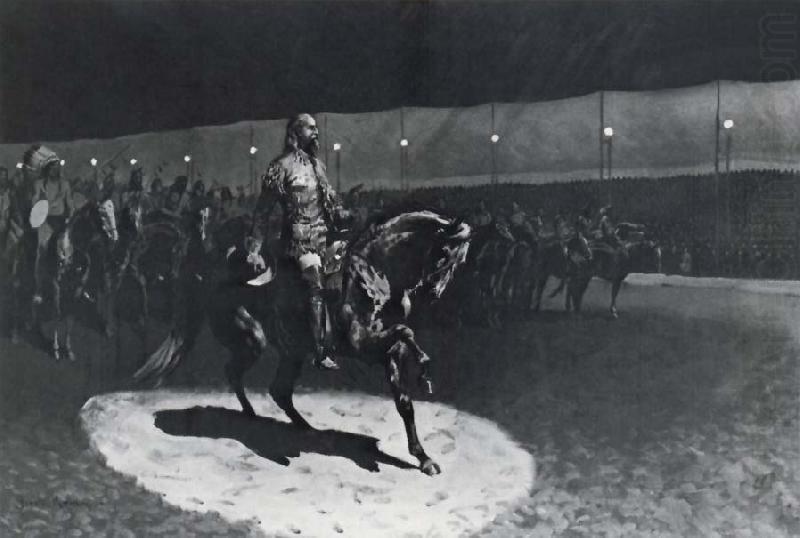 Buffalo Bill in the Spotlight, Frederick Remington